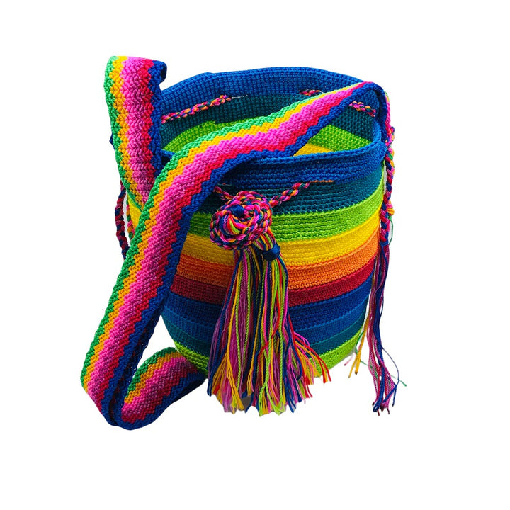 Rainbow Crochet Handbag
