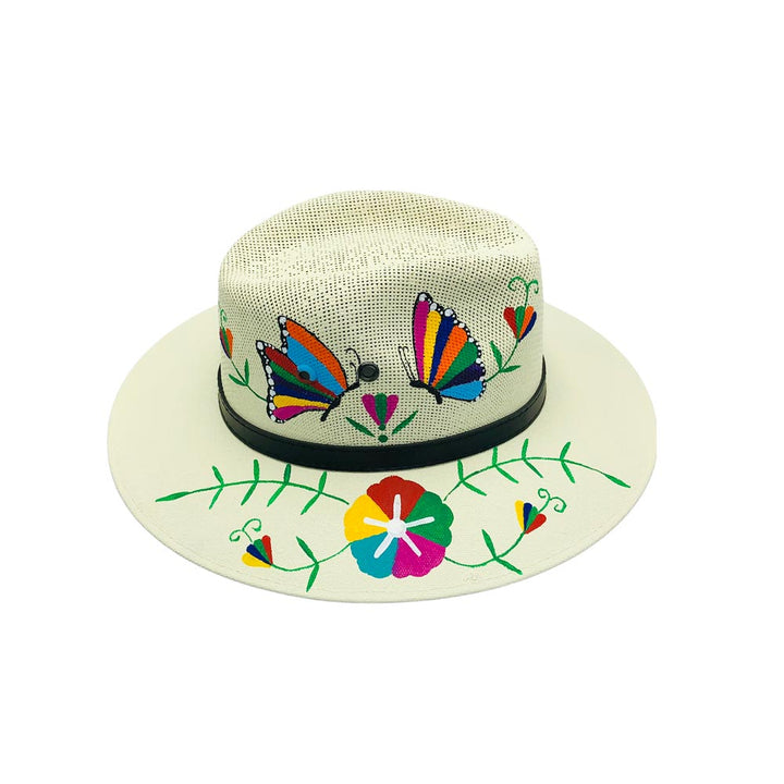 Mexican Artisanal Butterflies Hat