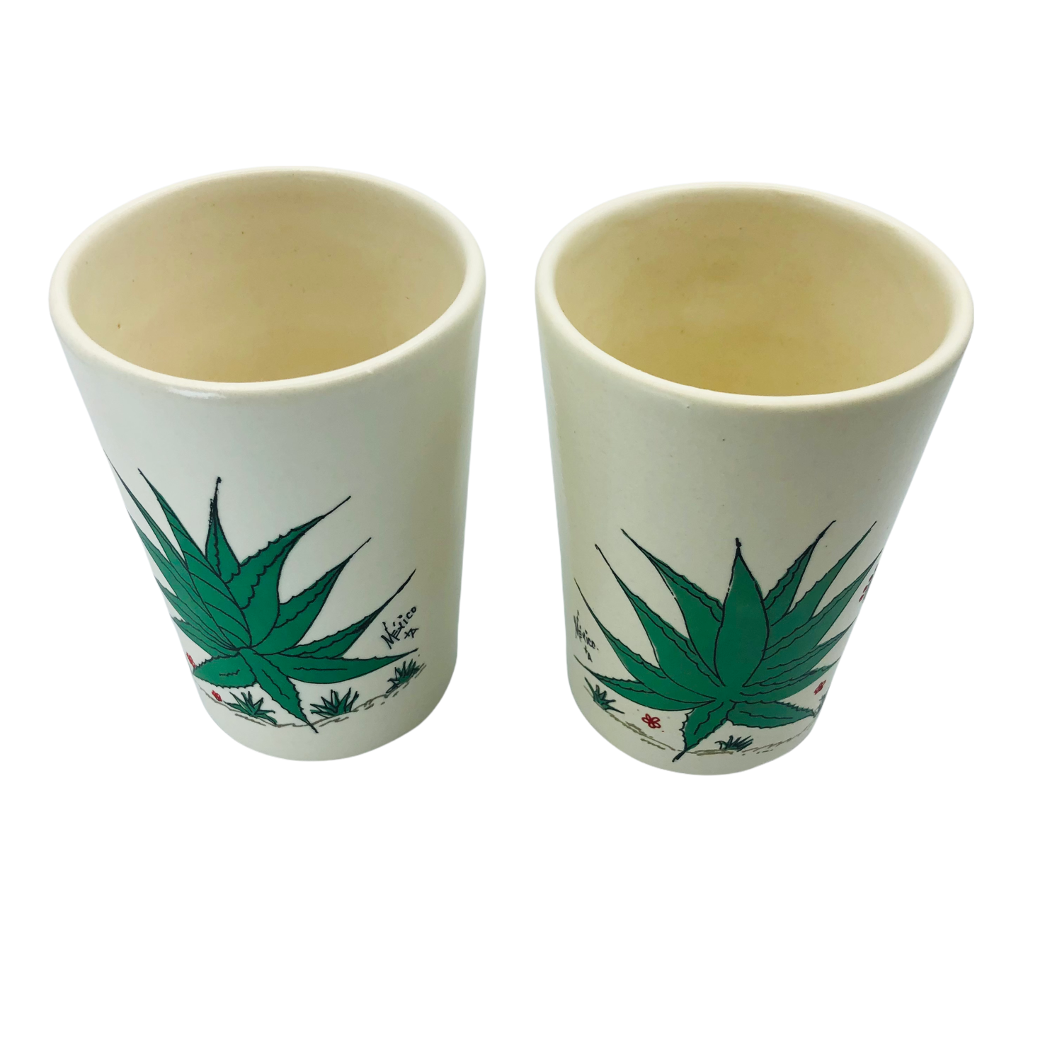 Set Ceramic Water Glasses