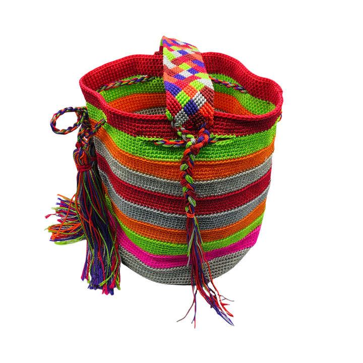 Colorful Crochet Handbag