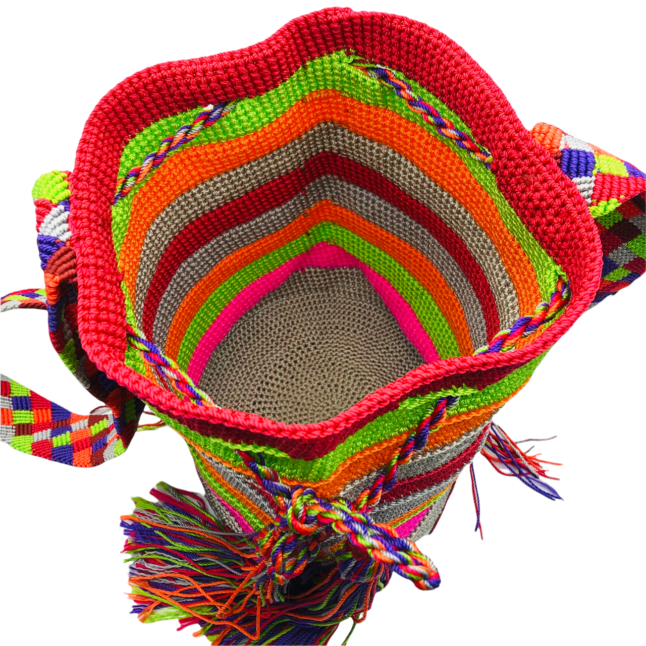 Colorful Crochet Handbag