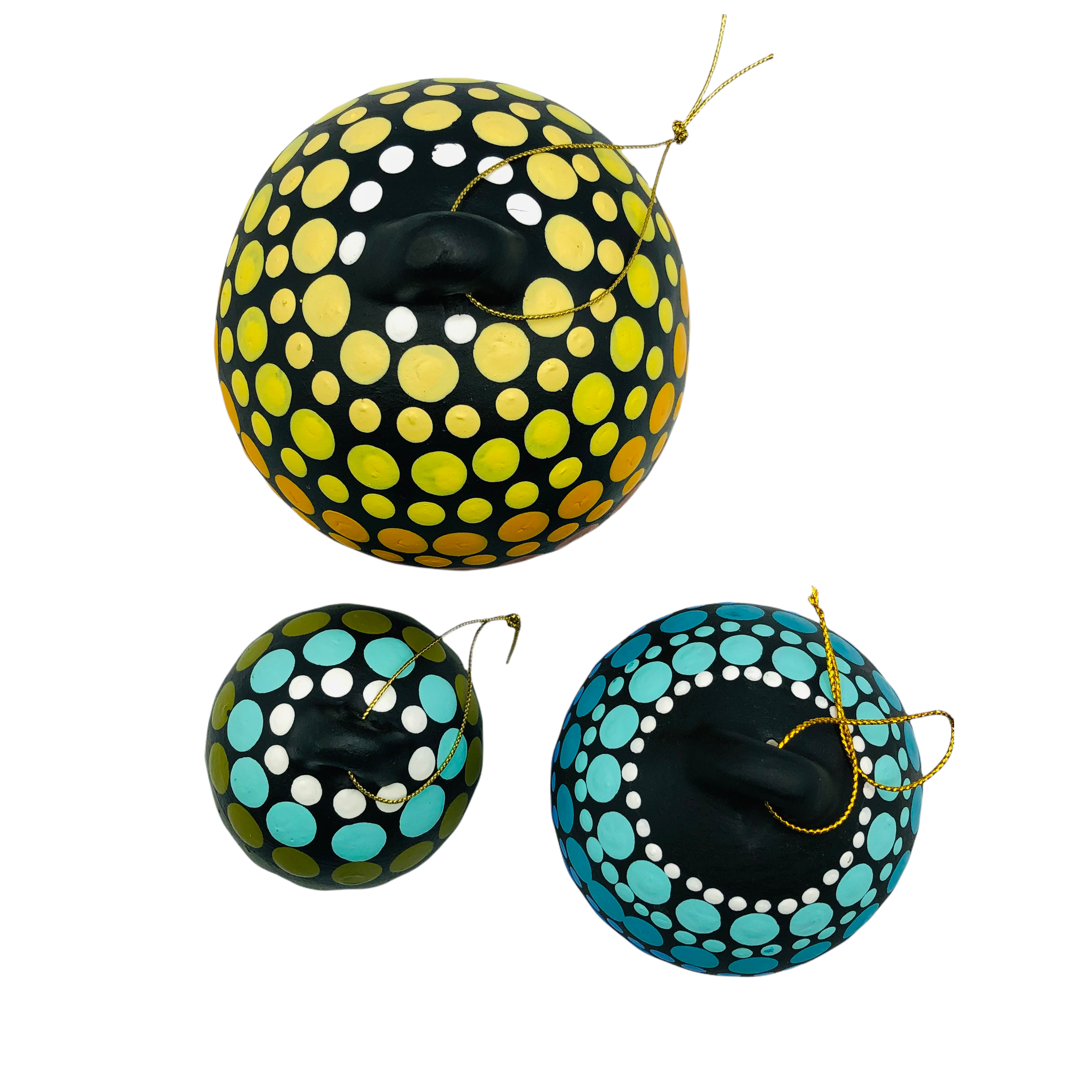 Dots Design Ornament Set